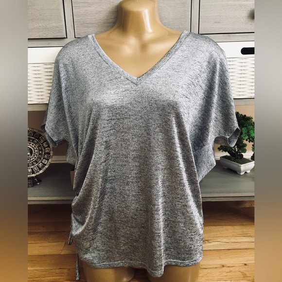Express Tops - Express Rouched Side Tie blouse size small